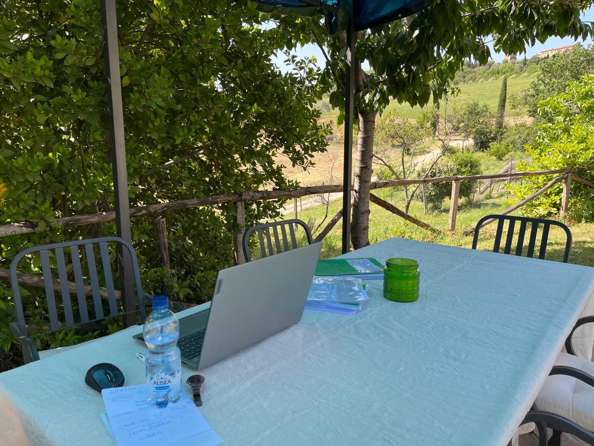 Agriturismo Le Querciole In Val D'Orcia Баньо-Виньони Экстерьер фото
